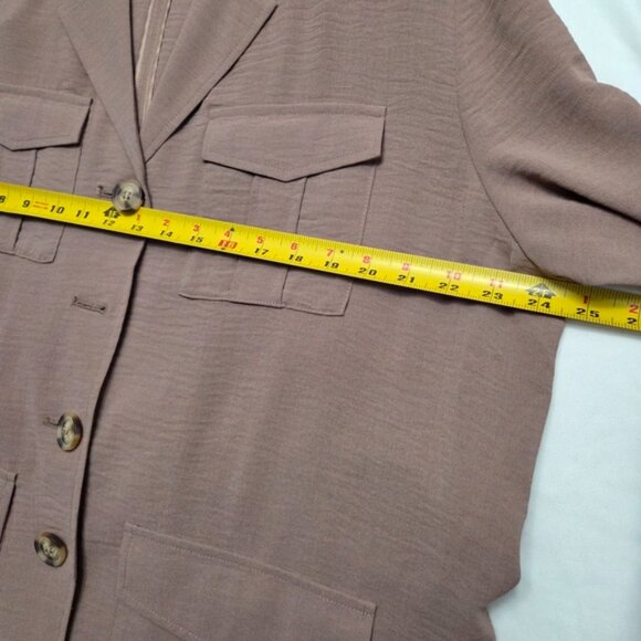 Utility Shacket & Pant Set | Chinos Stylish Khakis 2 Pieces SET XL - Picture 6 of 11